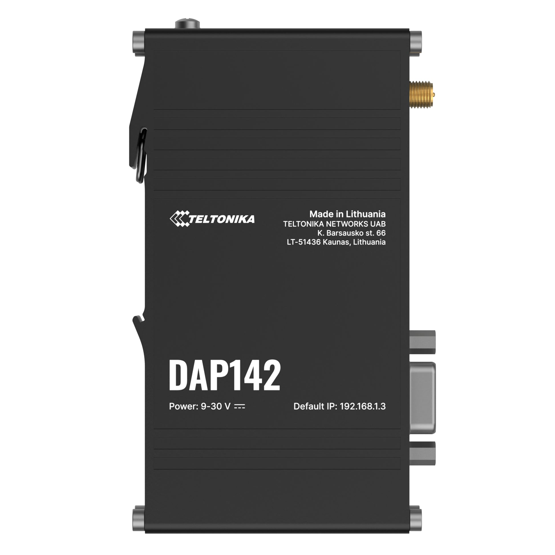 Teltonika DAP142 – Access Point – Wi‑Fi 4 (2,4 GHz), 300 Mbit/s, PoE, Schwarz