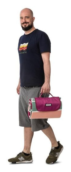 KOOR Lido Wohndecke – Mikropolyester, Rosa – 135 × 160 cm