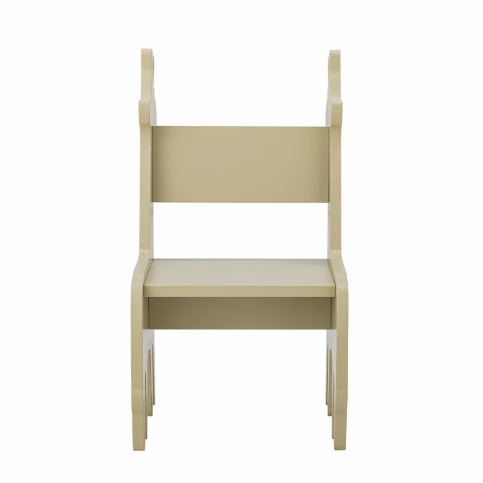 Bloomingville Kinderstuhl Ibber Giraffe 82062599 – 34 × 45 × 62 cm – MDF & Eisen – Grau