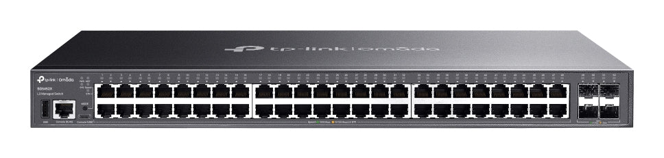 TP-Link SG5452X – Managed Switch – 48×GbE, 4×SFP+, L3, 19" Rack