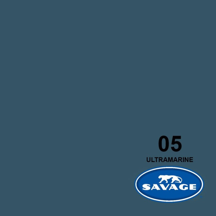 Savage Universal 05-12 Hintergrundpapier – 2,72 × 11 m – Ultramarin