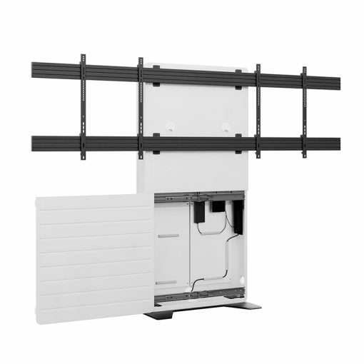 Hagor Bodenständer – 65–75" – VESA 200×200–900×800 – bis 150 kg, für 2 Displays – CON-Line Big FS