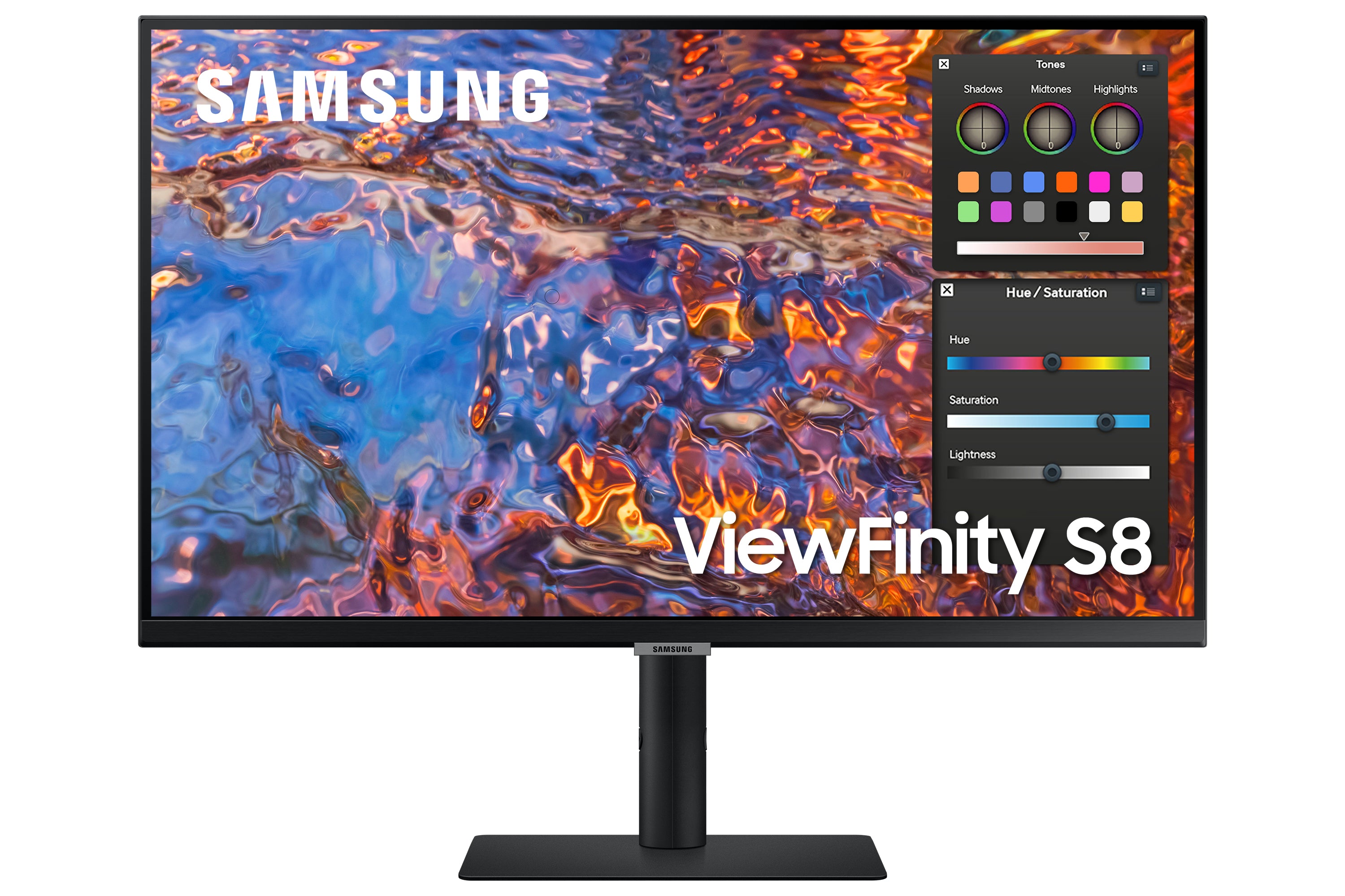 Samsung ViewFinity S8 LS27B800PXPXEN – 27", 3840 × 2160 (4K), IPS, USB-C 90 W, LAN, DisplayHDR 400