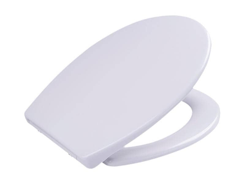 COCON Toilettensitz – Duroplast, weiss, mit Deckel, Absenkautomatik, 37,2 × 44,6 × 5,2 cm