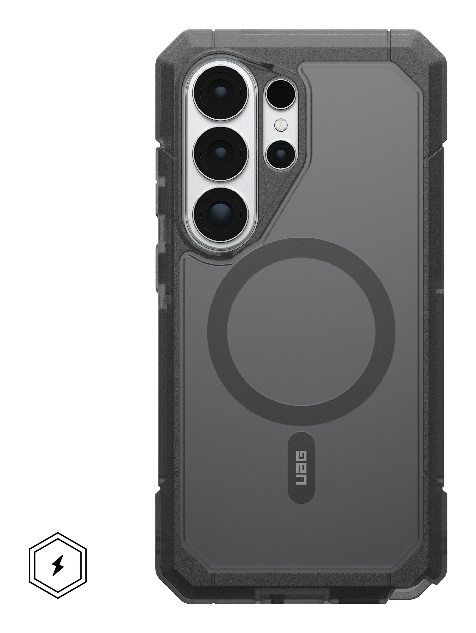 Urban Armor Gear UAG Trooper Backcover – für Samsung Galaxy S26 Ultra, MagSafe, mit Ständer, PC, Transparent