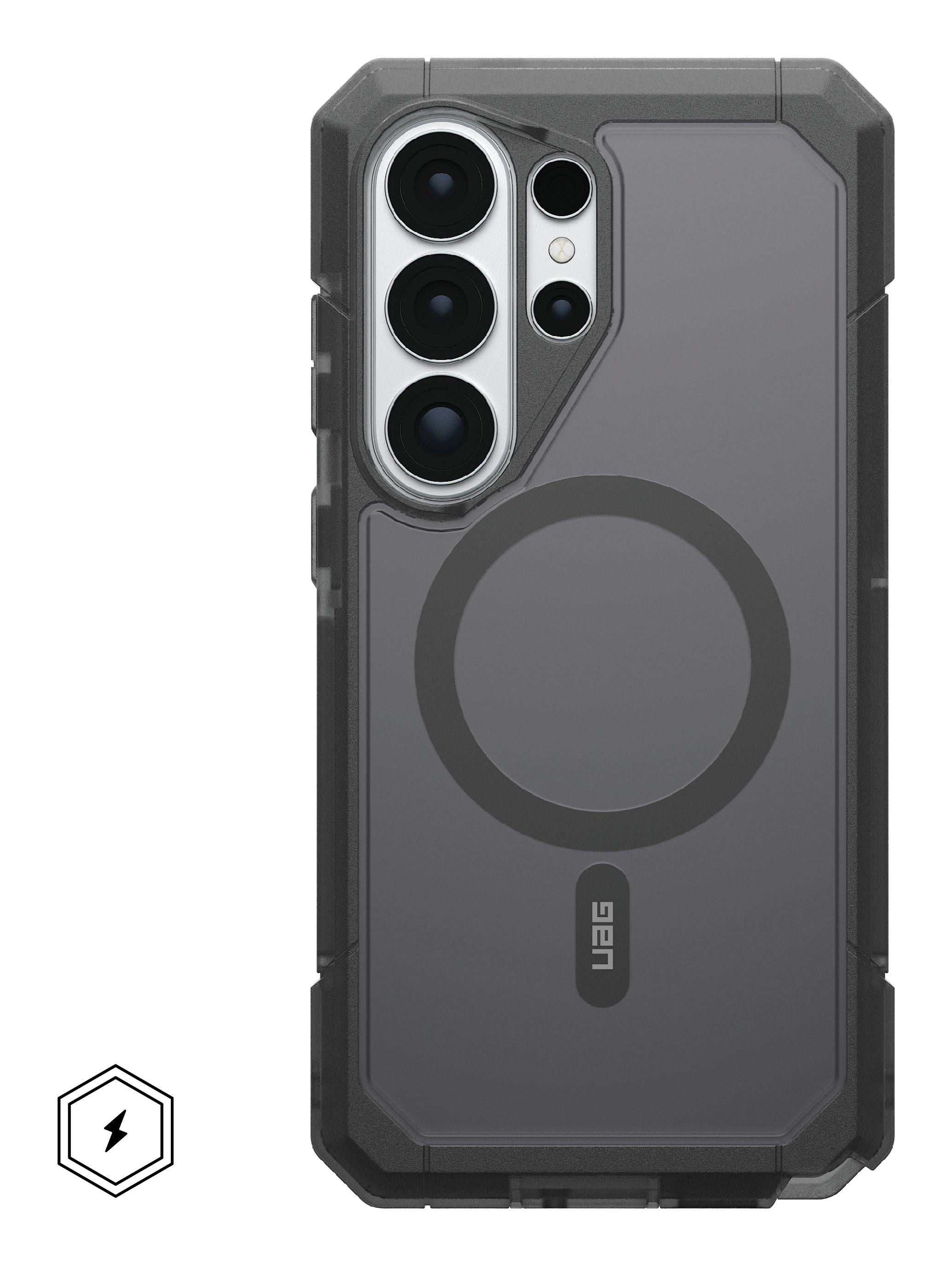 Urban Armor Gear UAG Trooper Backcover – für Samsung Galaxy S26 Ultra, MagSafe, mit Ständer, PC, Transparent