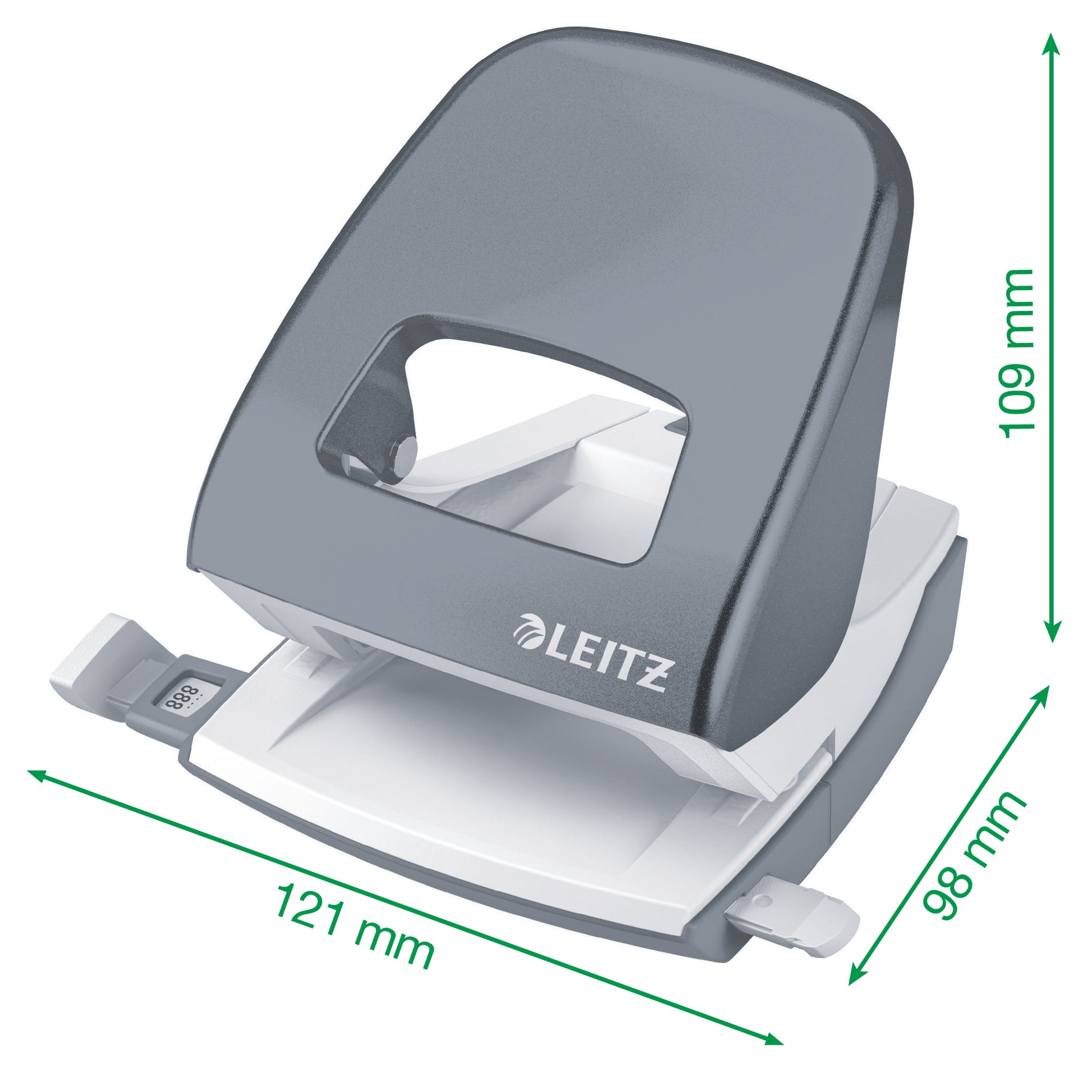 Leitz Locher – für A4, Schlitz 80 × 5,5 mm