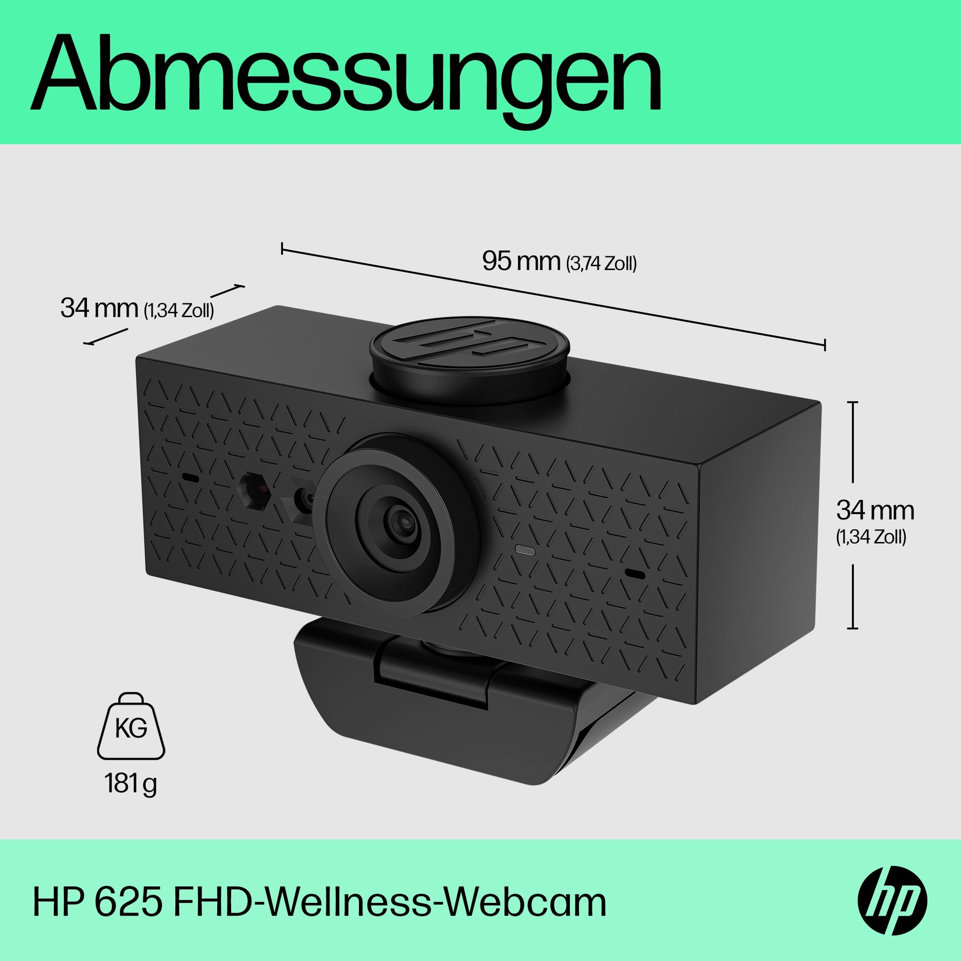 HP 625 – Webcam – Full HD 1080p