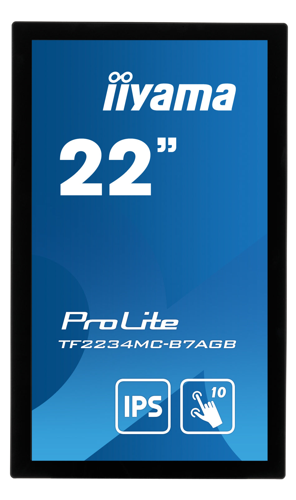 iiyama ProLite TF2234MC-B7AGB – Touch-Monitor 21,5" – 1920 × 1080 (Full HD), IPS, PCAP 10-Punkt, HDMI/DP/VGA