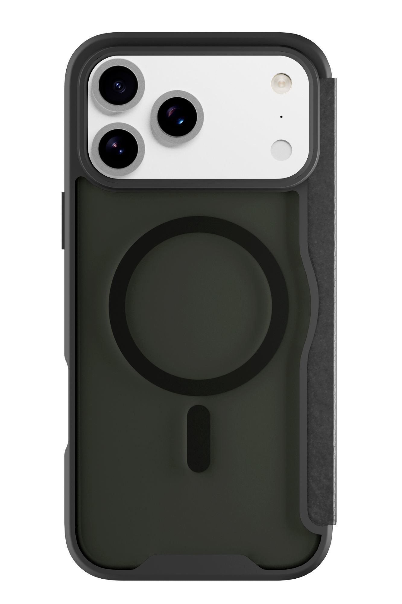 Cellularline Booklet-Hülle – für Apple iPhone 17 Pro – schwarz – MagSafe-kompatibel, mit Kartenfach