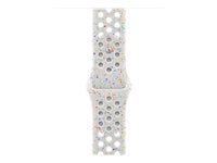 Apple Sportarmband Pure Platinum – Armband – für Apple Watch 40 mm, Weiss, S/M, Polymer