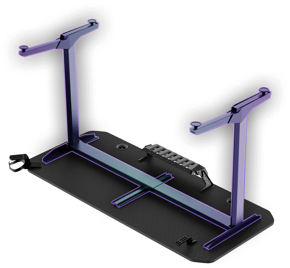 Ultradesk Frag V3 – Computertisch 1'400×600×760 mm, bis 90 kg, schwarz