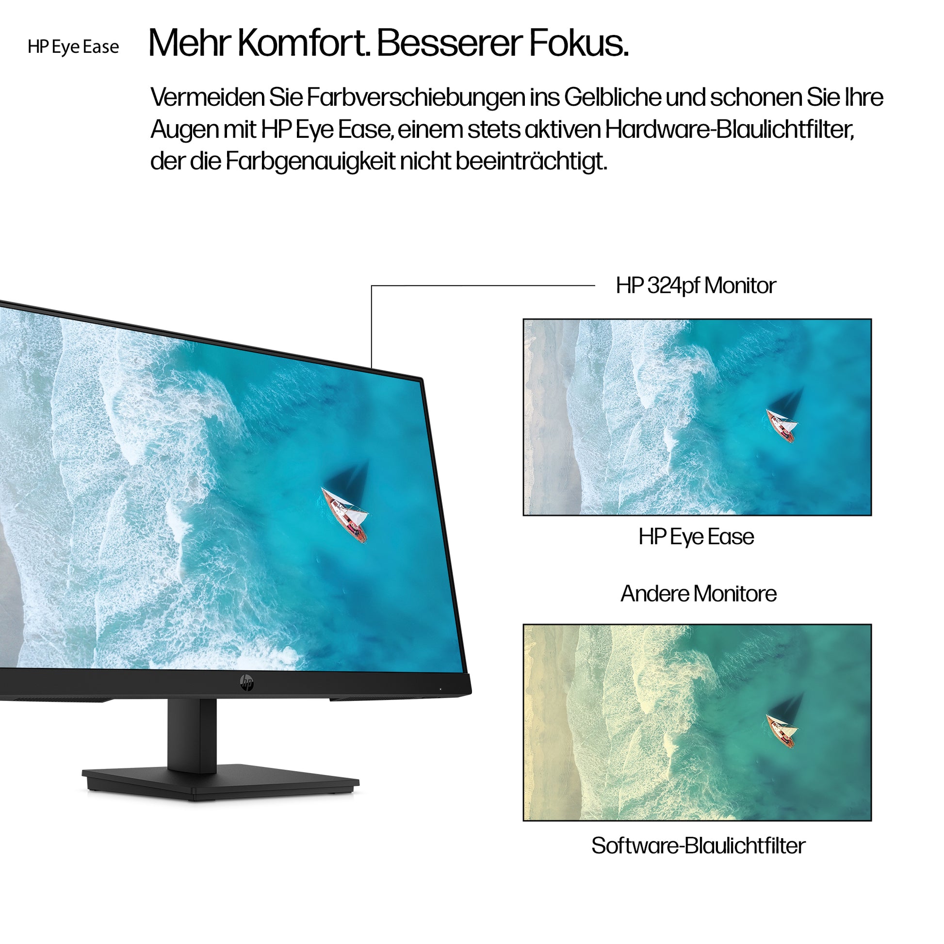 HP Serie 3 Pro 324pf – Monitor, 23,8", 1920 × 1080 (Full HD)