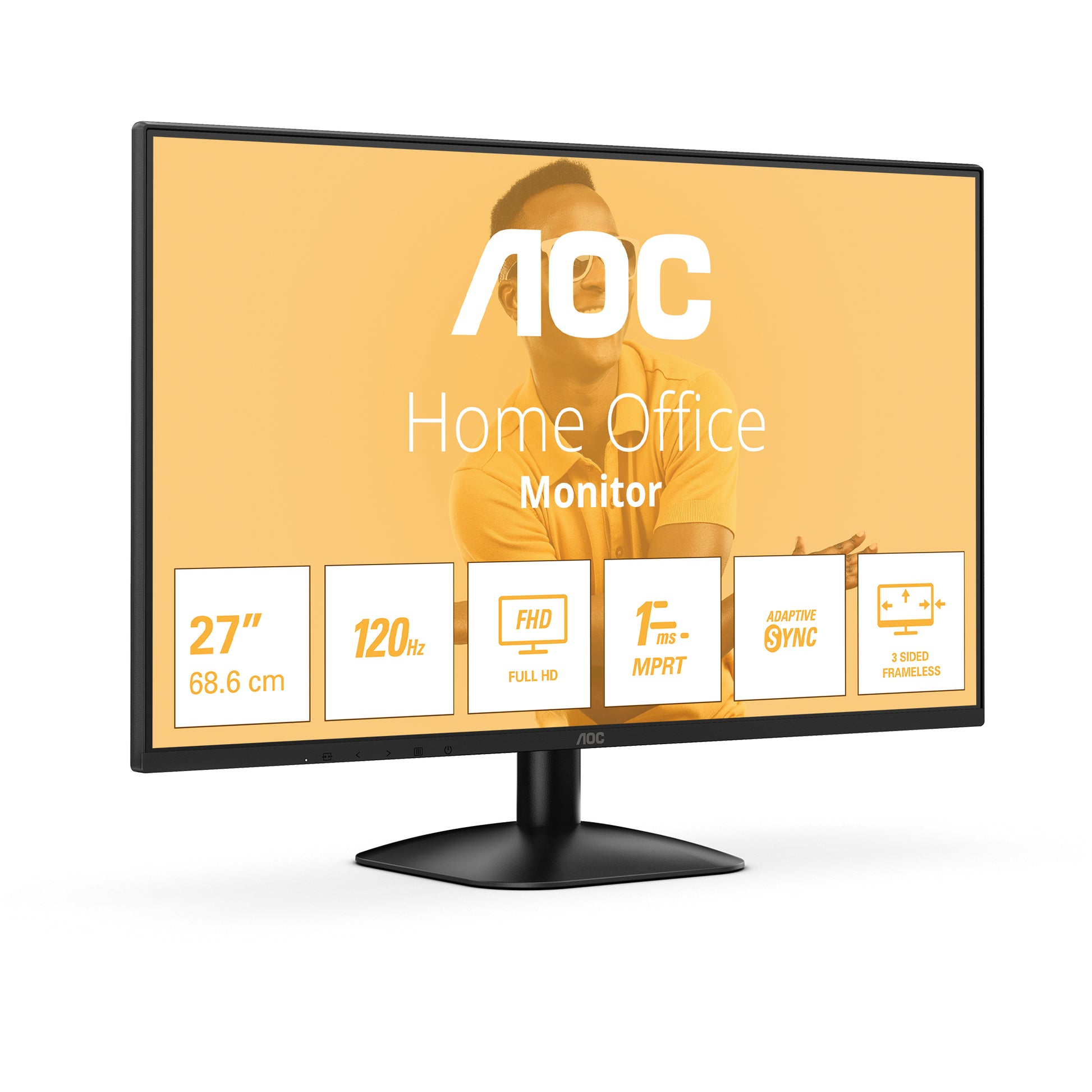 AOC 27B31H – 27", 1920 × 1080 (Full HD), IPS, 120 Hz
