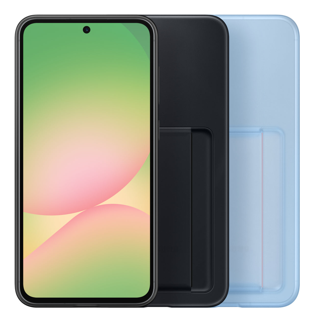 Samsung Backcover – für Samsung Galaxy A56 5G – schwarz – Silikon – mit Kartenfach