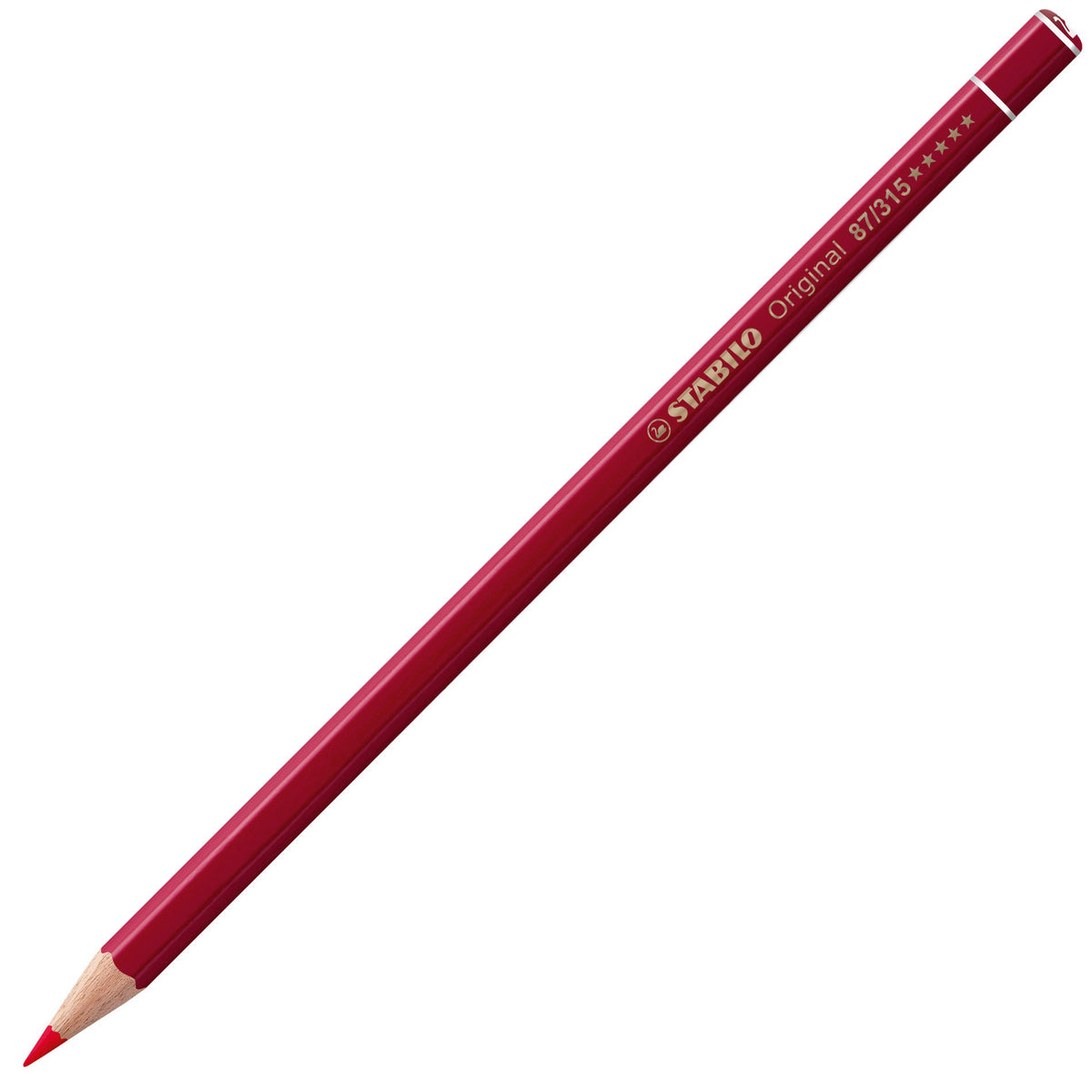 STABILO Buntstifte Original – Einzelstift Dunkelrot, Minen‑Ø 2,5 mm