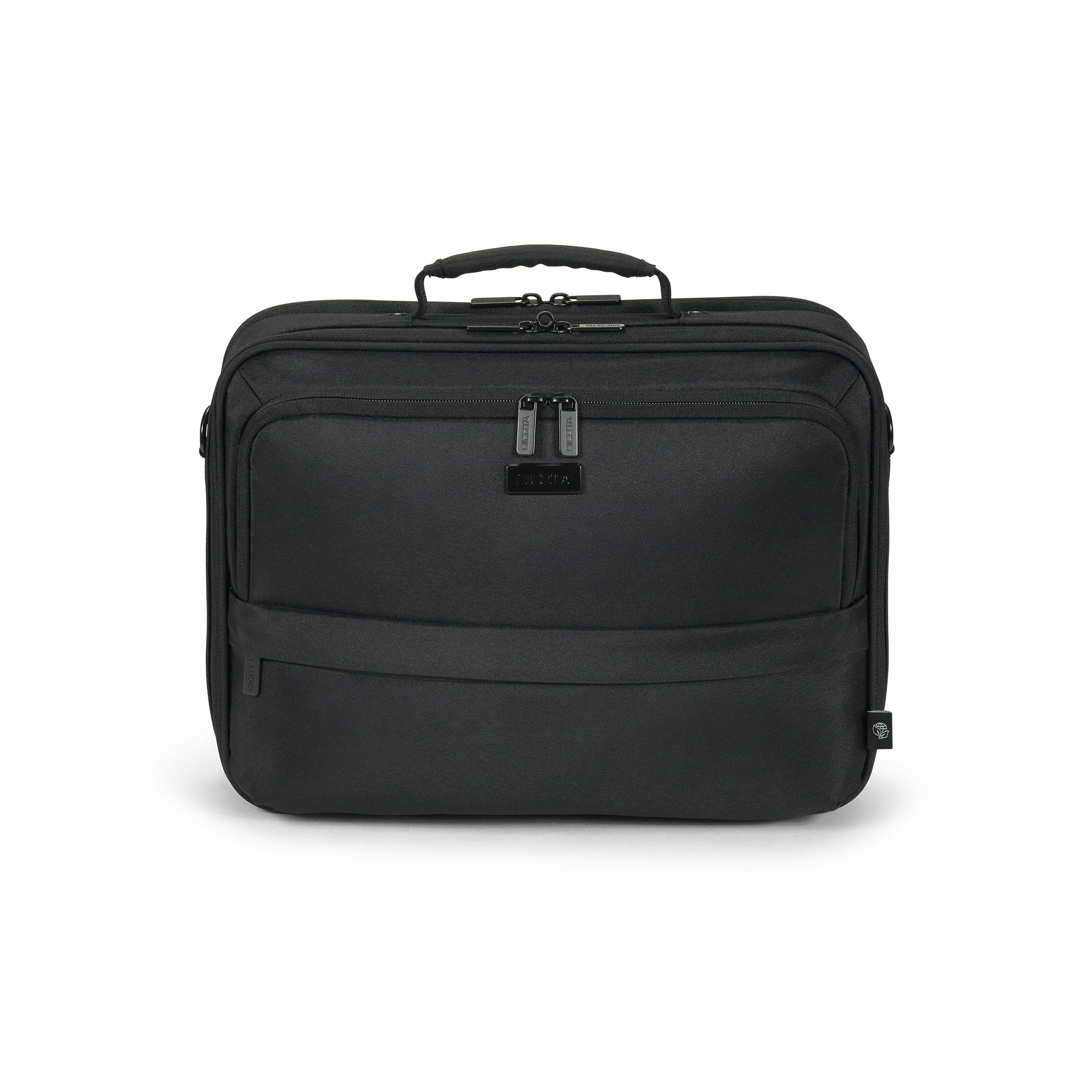 DICOTA Notebook-Tasche bis 17,3" – Wasserabweisend, 100% recyceltes PET – Schwarz