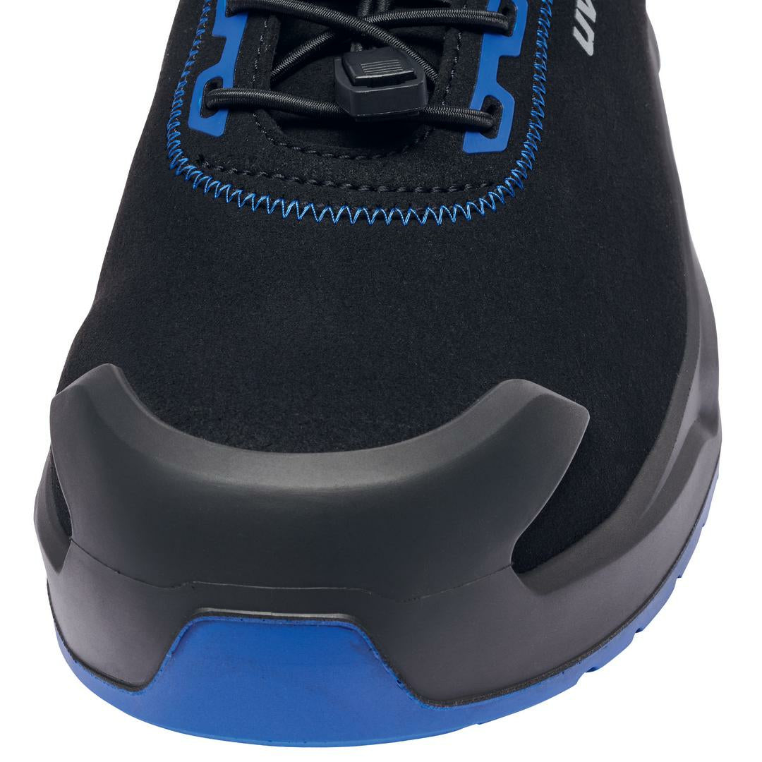 Uvex 1 x-craft Sicherheits-Halbschuh S2 – Schwarz/Blau – Grösse 49, Weite 11