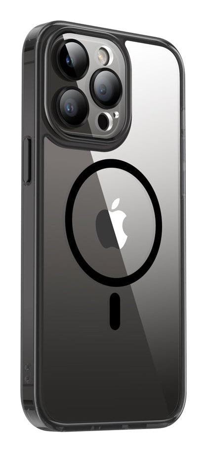 Valenta Trend MagSafe Backcover – für iPhone 15 Pro Max, Schwarz, TPU/PC