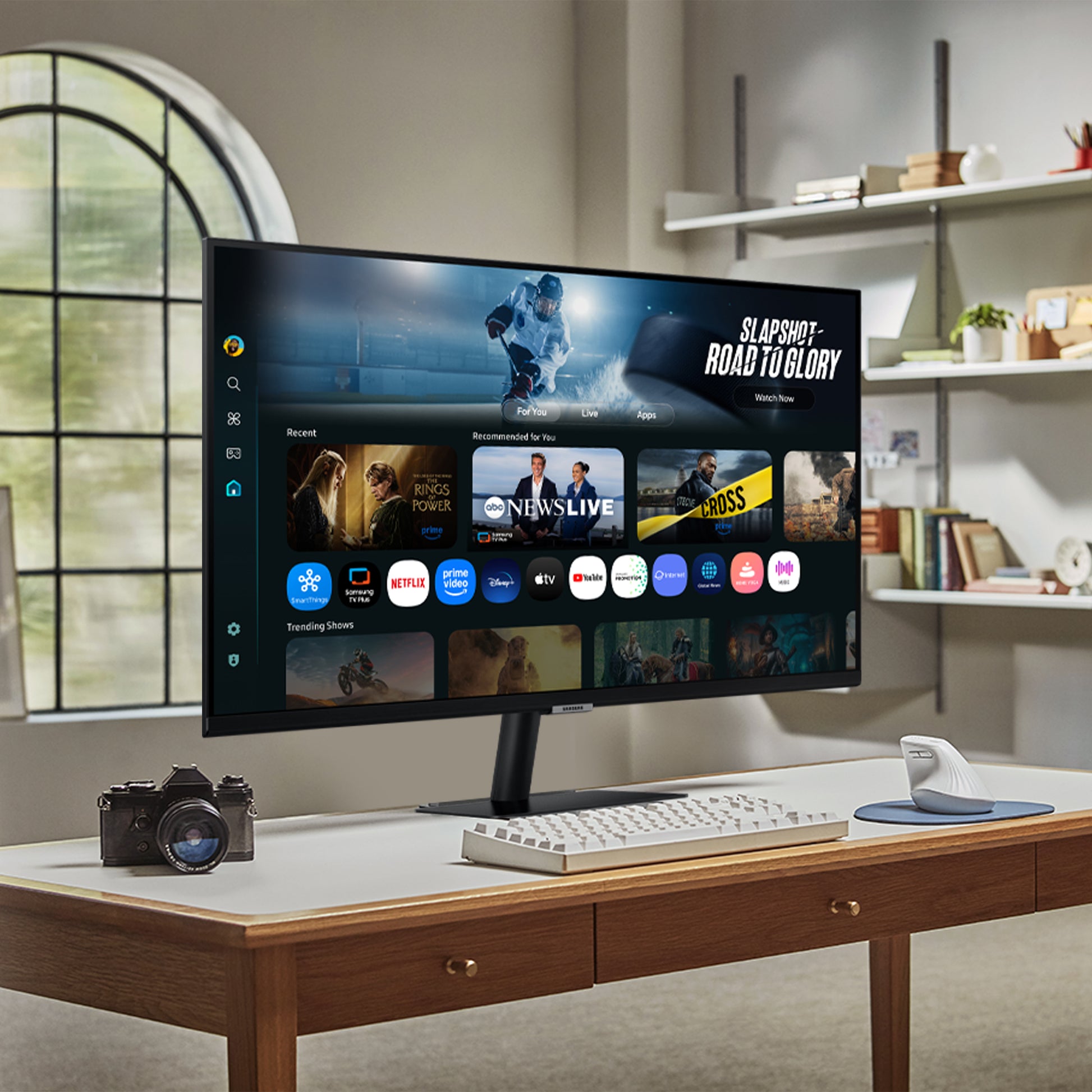 Samsung M7 M70F – Monitor, 32" 3840 × 2160 (UHD 4K), LCD, Schwarz