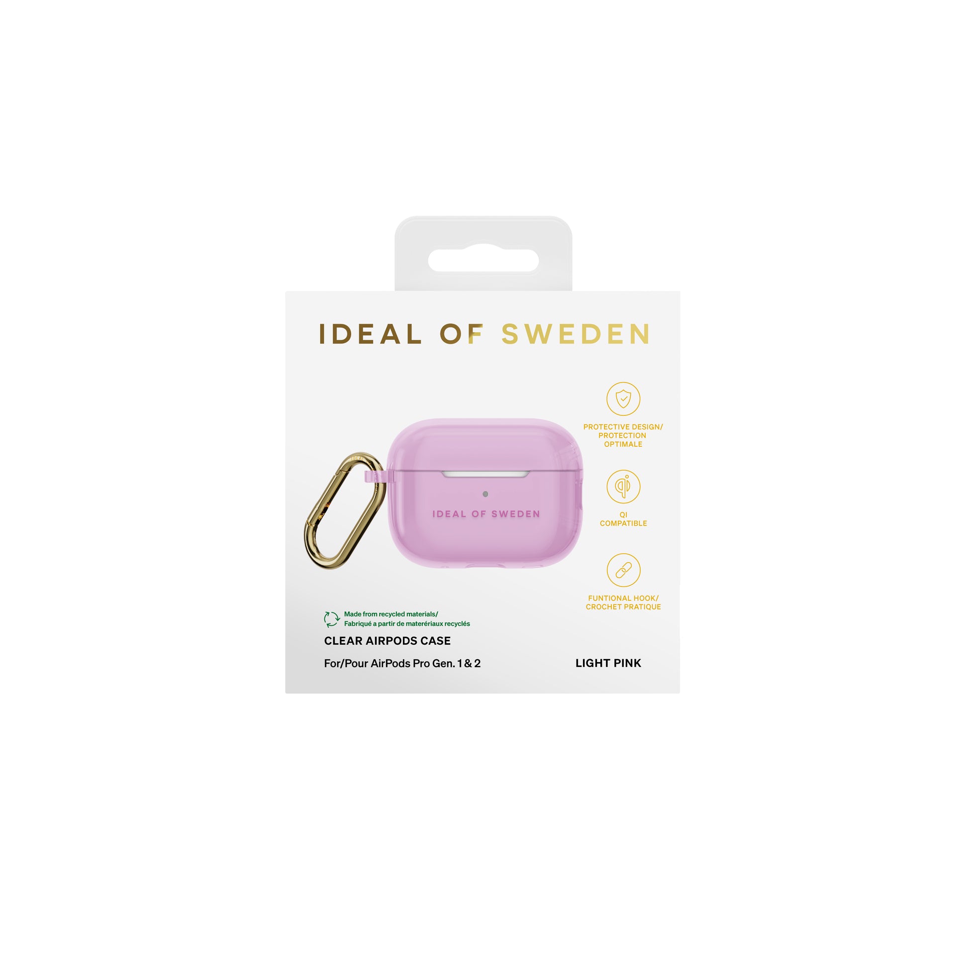 iDeal of Sweden IDCLAPC-PRO-512 – Schutzhülle für AirPods Pro (1. / 2. Gen.), Pink