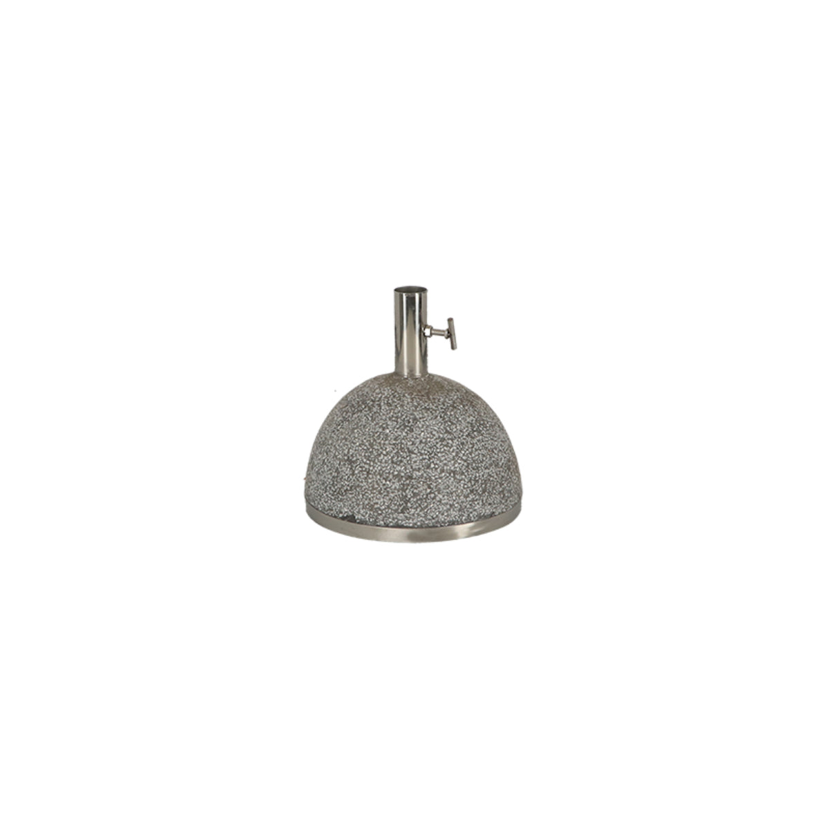 Esschert Design Granito S Schirmständer – Granit/Metall – Hellgrau – Ø 250 × H 240 mm