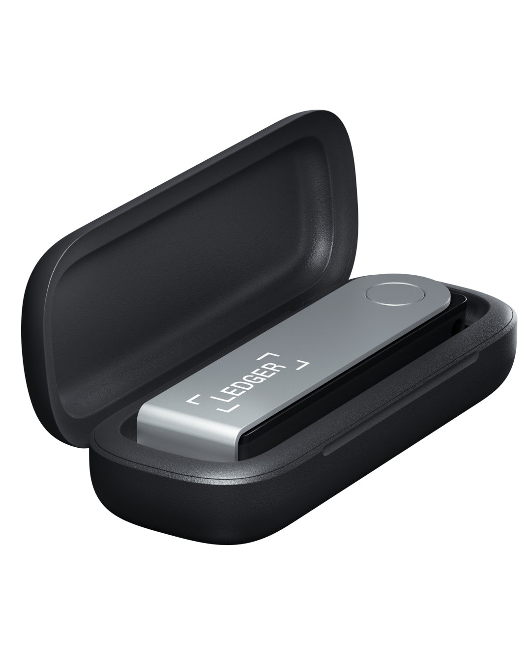 Ledger Nano X Hülle – Ledger Nano X, Schutzcase, Schwarz/Grau