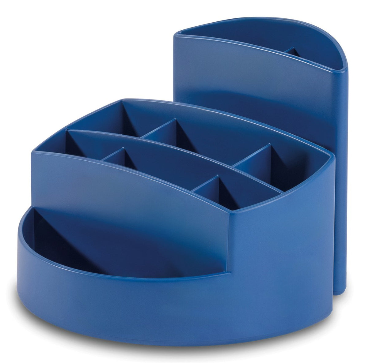 HAN Stiftehalter – 9 Fächer, Kunststoff (recycelt), blau, 140 × 109 × 140 mm, 1 Stück