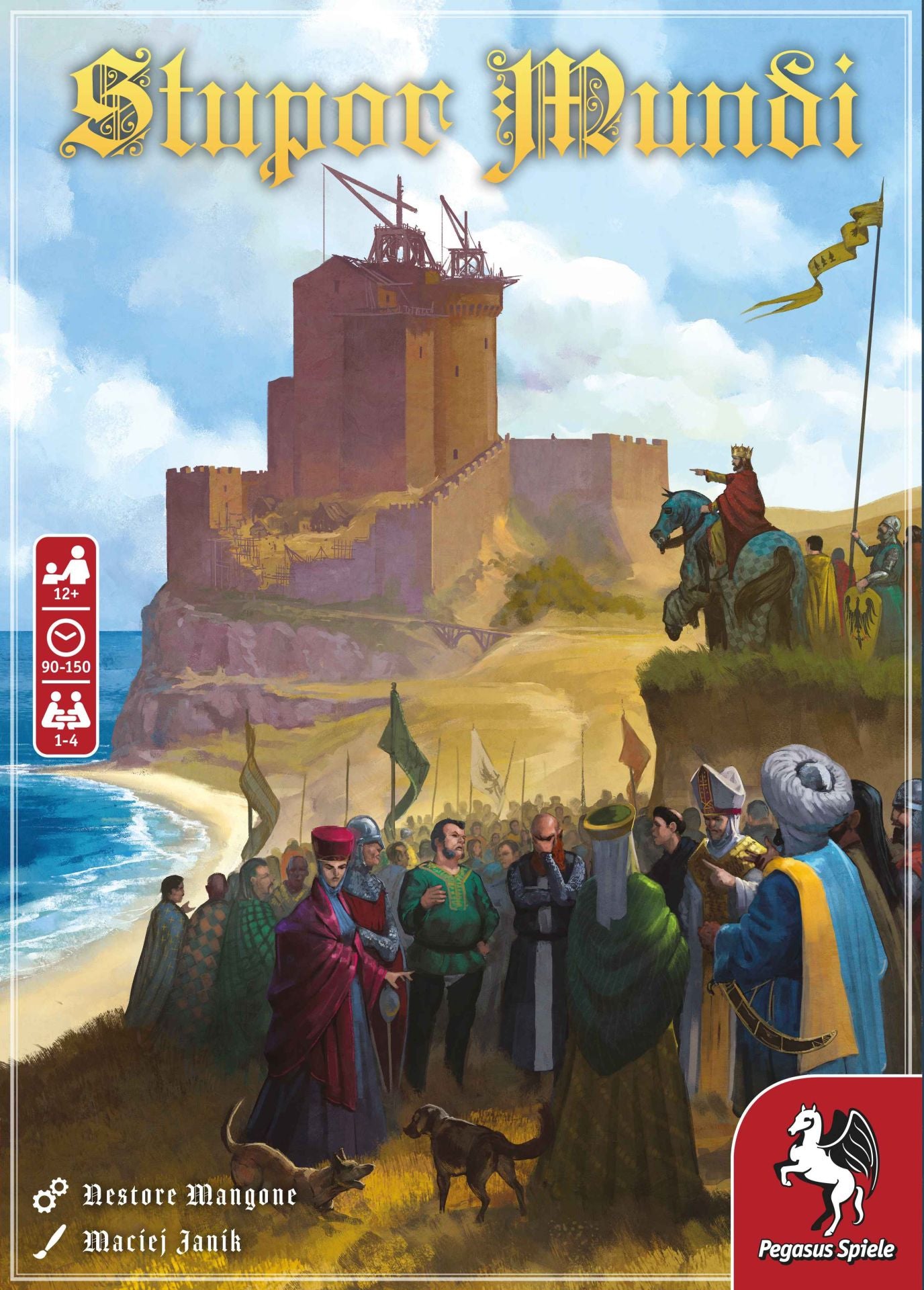 Pegasus Stupor Mundi – Strategiespiel, 1–4 Spieler, ab 12 Jahren, 150 Min., DE/EN