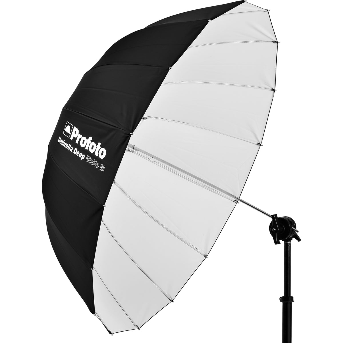Profoto Deep White M Blitzschirm – Ø 105 cm (41″), 770 mm hoch – Weiss