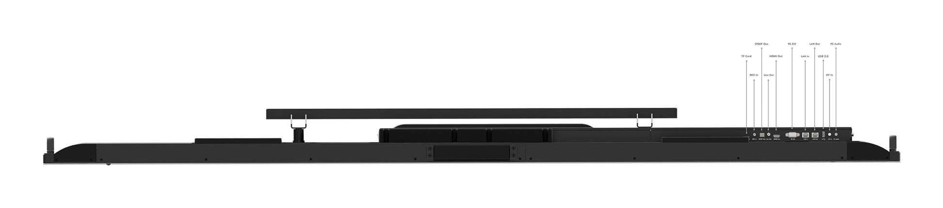 Lenovo ThinkVision T86 – 85,8" Touch, 3840 × 2160 (4K), VA, Webcam, LAN