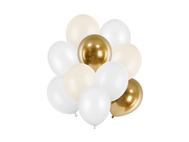 PartyDeco Luftballons – mehrfarbig – Ø 30 cm – Latex – 10 Stk