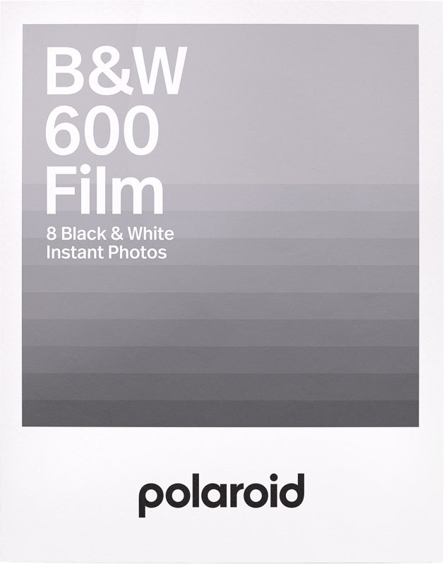 Polaroid Sofortbildfilm – Schwarzweiss, 79 × 79 mm Bild, ISO 640 – für 600 – 8er-Pack