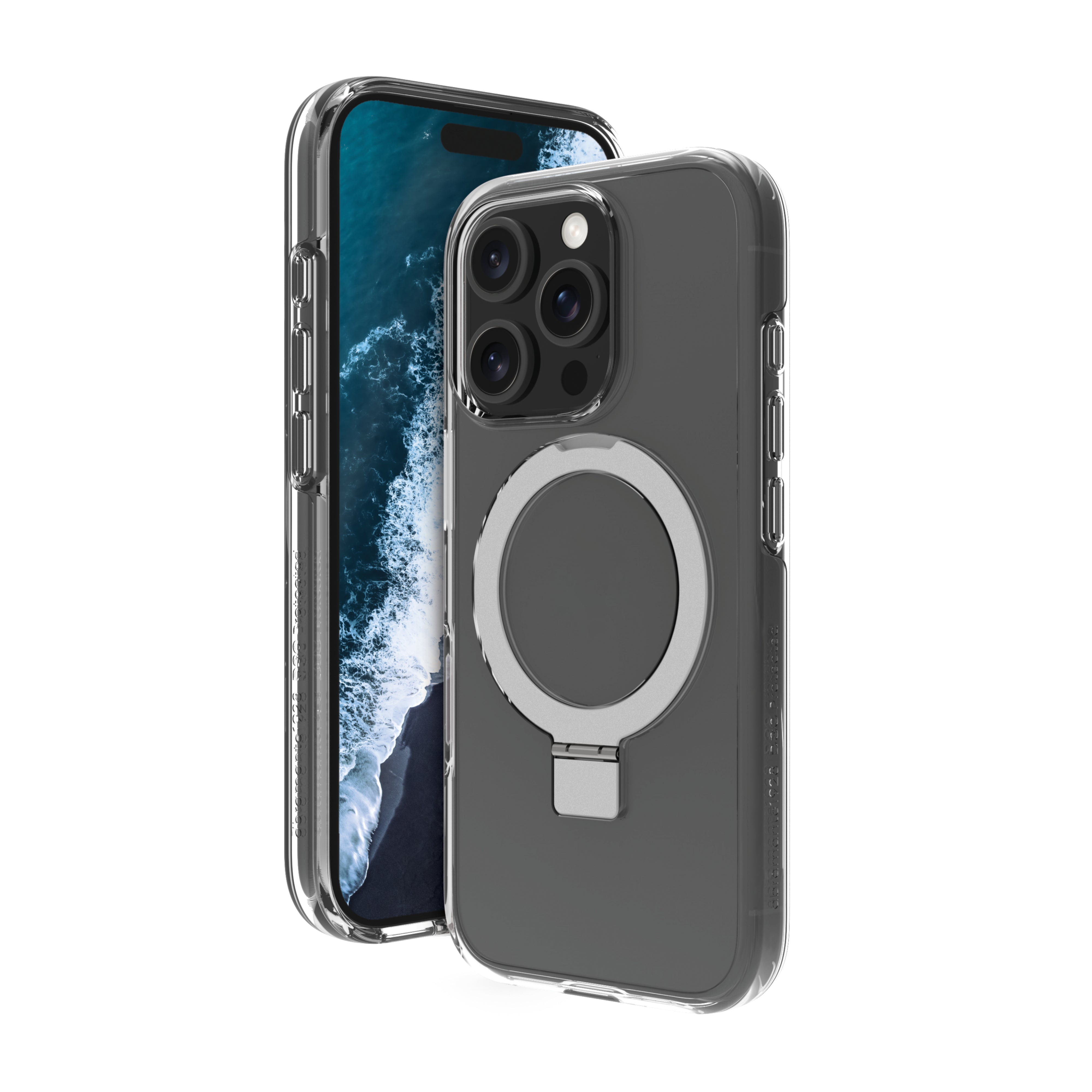 dbramante1928 Iceland Ultra D3O MS Kick – Backcover – für Apple iPhone 16 Pro, Kunststoff, Transparent