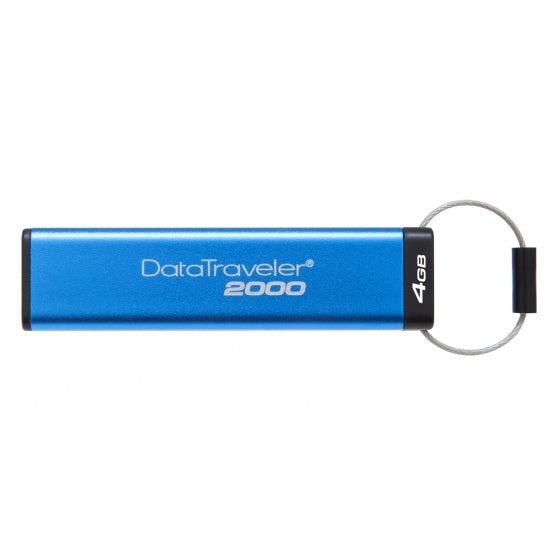 Kingston Technology Kingston DataTraveler 2000 – 4 GB USB-Stick USB 3.2 Gen 1 – hardwareverschlüsselt, PIN-Tastatur, IP57