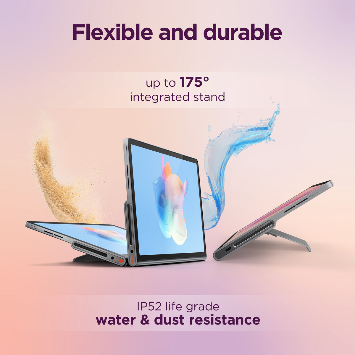 Lenovo Tab Plus – 11,5", 128 GB, 8 GB RAM, Wi‑Fi, Grau, IP52