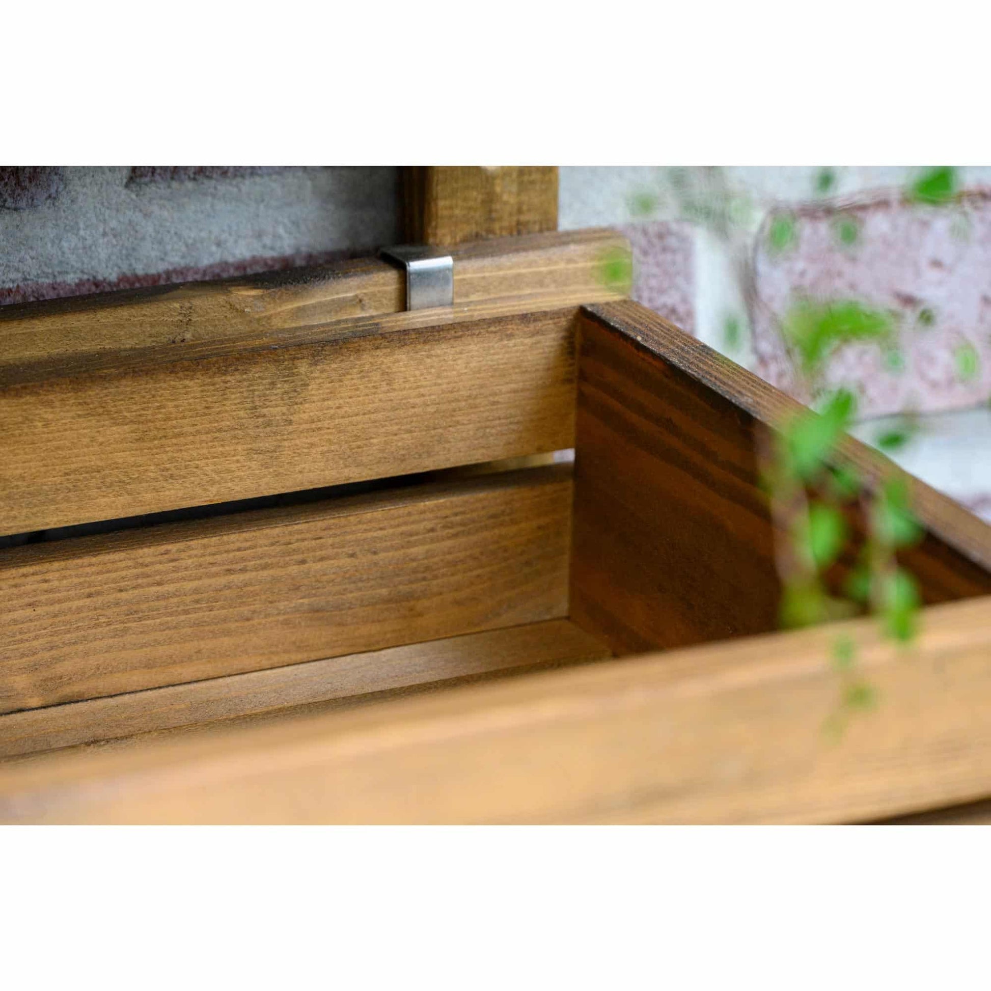 Dobar Wandregal, 58388FSCE – Wandmontage – 3 Böden – 29,5 × 26,5 × 74,5 cm – Braun – Kiefernholz – 1 Stk.
