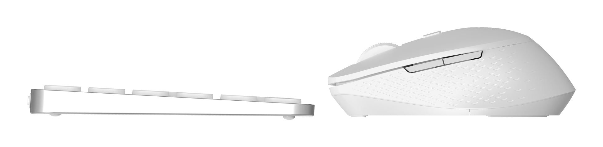 Rapoo 9810M – Kabellose Tastatur (Bluetooth/2,4 GHz), CH-Layout (DE-CH), Schwarz – für Windows, macOS