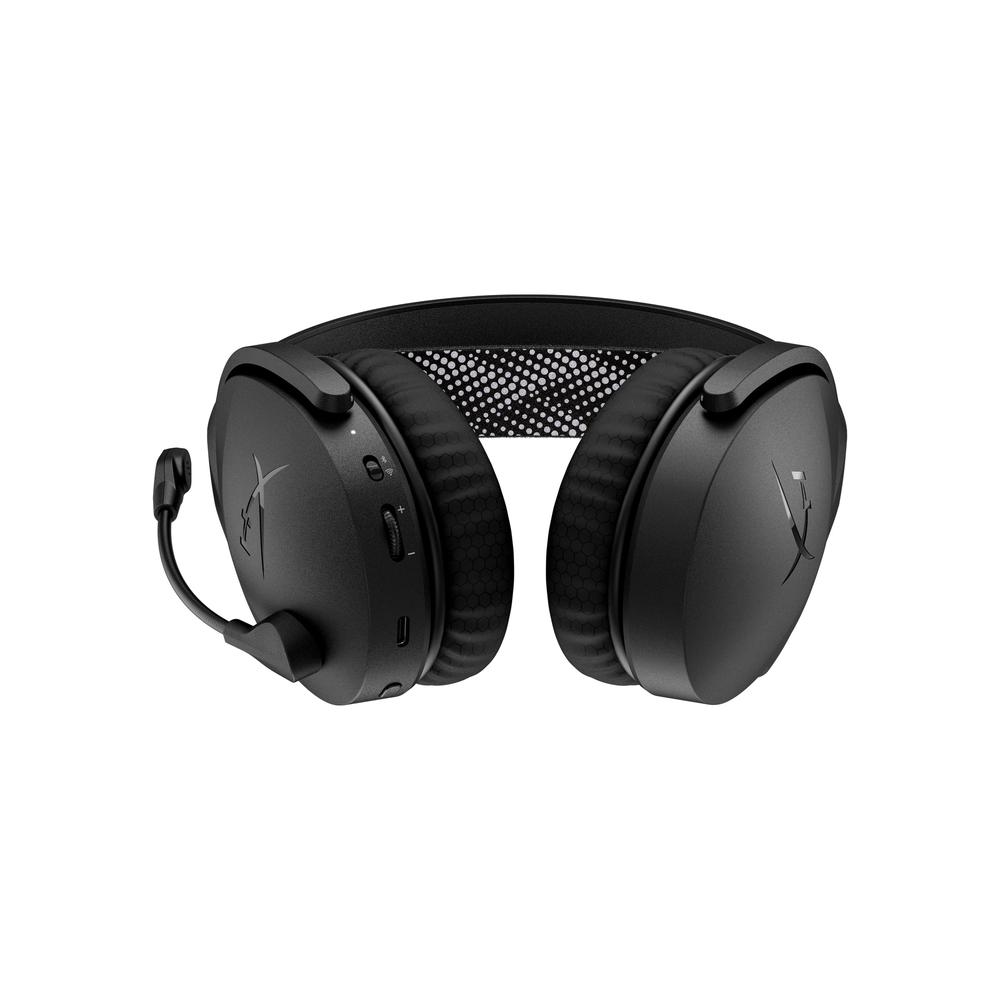 HyperX Cloud Jet Gaming-Headset – Over-Ear, Stereo, 2,4 GHz + BT 5,3, mit USB-A-Dongle, Schwarz
