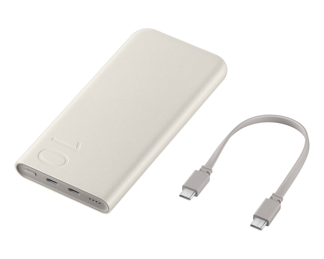 Samsung EB-P3401XUEGWW Powerbank 10'000 mAh – 25 W PD, 2× USB-C, beige