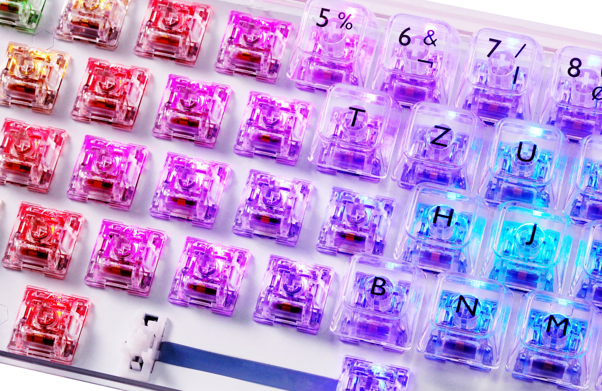 Deltaco Gaming GAM-160-T-CH – Gaming-Tastatur 65% – Mechanisch – QWERTZ (CH) – RGB – Ohne Ziffernblock