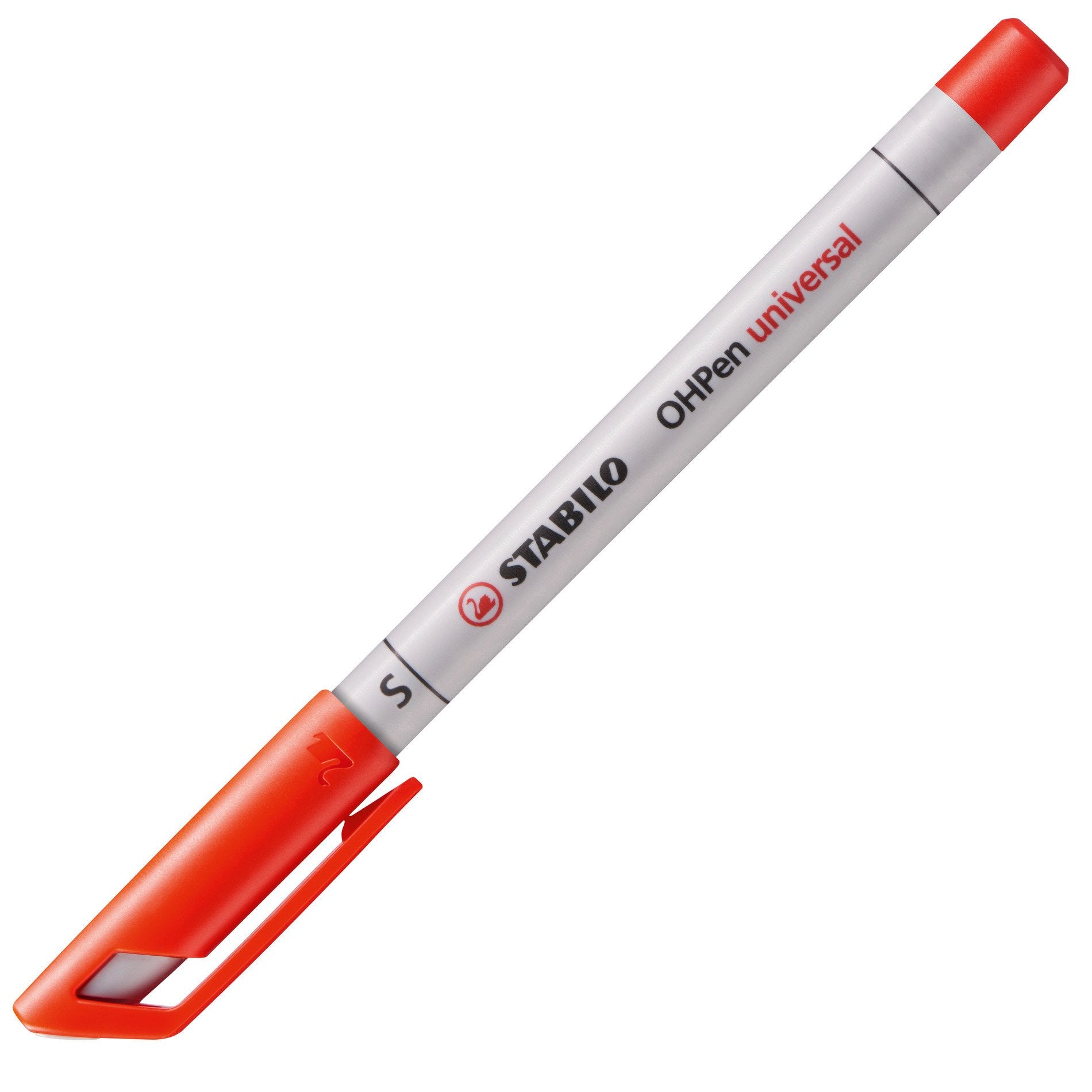 STABILO Non-Permanent-Marker OHPen – superfein 0,4 mm – rot – trocken abwischbar