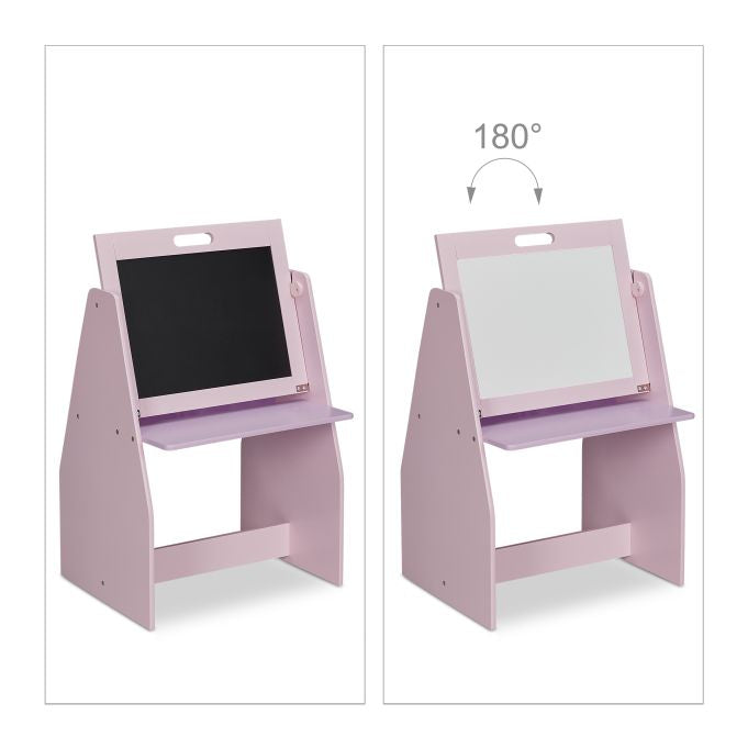 Relaxdays Wandregal/Schweberegal, 10037520 – 1 Boden – 52 × 45 × 84 cm – Gelb/Rosa – MDF, Holz, Polyester