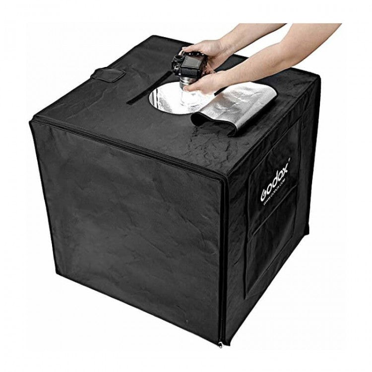Godox LSD60 Tragbares LED-Ministudio – 60 × 60 cm, 40 W – Schwarz