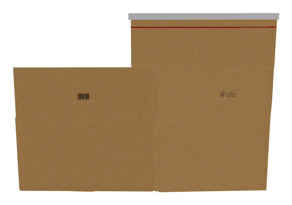 Versandkarton – 260 × 130 × 220 mm, selbstklebend, Automatikboden, braun, FSC – 20 Stk.