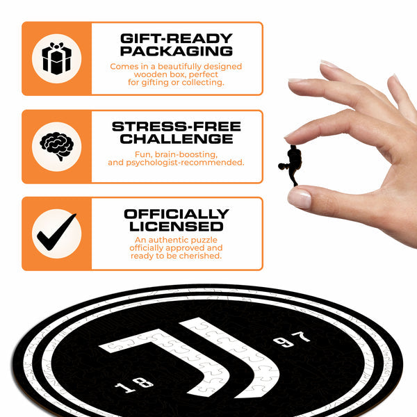 Iconic Puzzles Juventus FC - Logo - Logikspiel, ab 10 Jahren, 180 Min