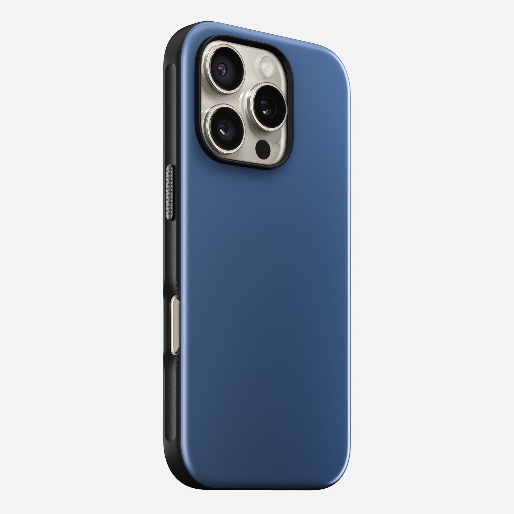 Nomad Backcover – für Apple iPhone 16 Pro – MagSafe, TPU, Blau, bis 2,4 m sturzsicher