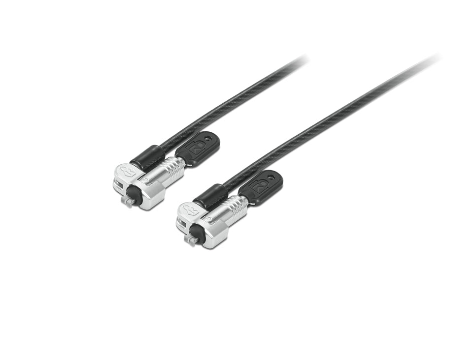 Lenovo Kabelschloss – für Notebooks mit Kensington-Slot – 1,8 m Kabel, 5 mm, 2 Schlüssel – Schwarz