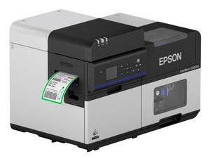 Epson ColorWorks C8000E – Farbetikettendrucker, Tintenstrahl, 25,4–112 mm, 600 × 1200 dpi, USB, WLAN, LAN