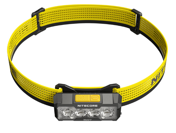 Nitecore Stirnlampe NU27 – 600 lm, 123 m, IP66, Laufzeit 57 h – Schwarz